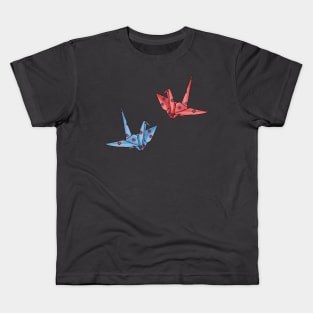 Folded Happiness Paper Cranes Kids T-Shirt